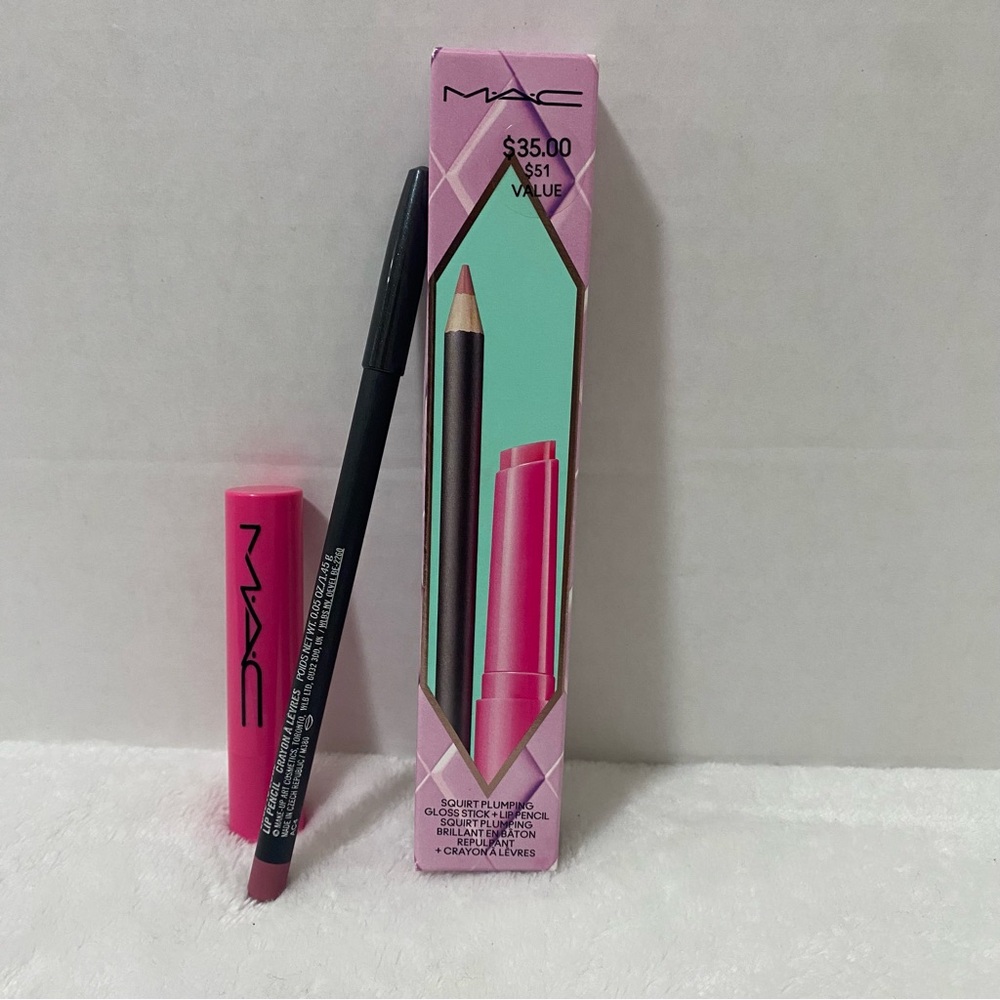 MAC Squirt Plumping Gloss Stick + Lip Pencil